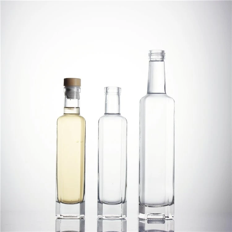 Olijfolie glazen fles